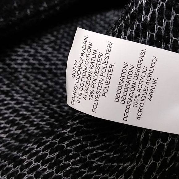 Lucky Brand Wrap Cardigan Open Front 2 Front pocket Size M/M Black - Picture 12 of 12